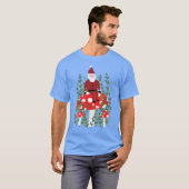 Sinterklaas voor magische paddenstoelen t-shirt (Voorkant volledig)