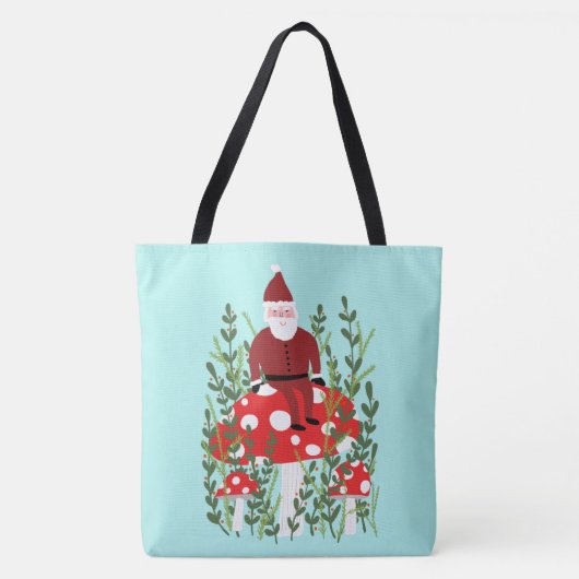 Sinterklaas voor magische paddenstoelen tote bag (Voorkant)