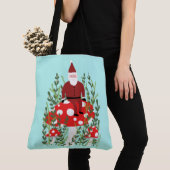 Sinterklaas voor magische paddenstoelen tote bag (Dichtbij)