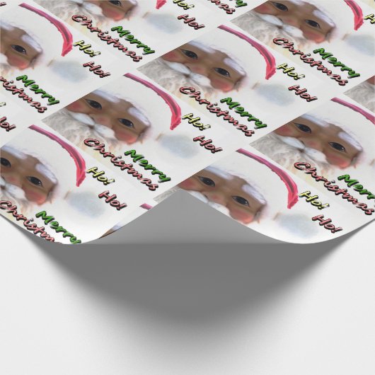 Sinterklaas voor prettige kerst cadeaupapier (Hoek)