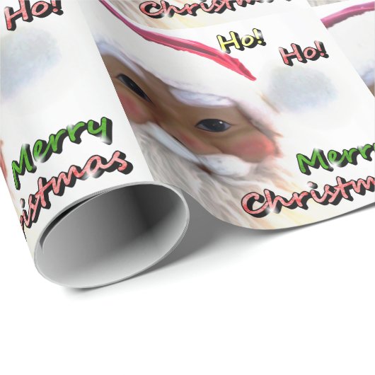 Sinterklaas voor prettige kerst cadeaupapier (Rol Hoek)