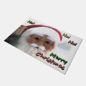 Sinterklaas voor prettige kerst deurmat (Schuin)