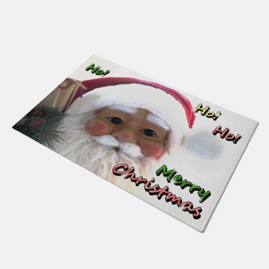 Sinterklaas voor prettige kerst deurmat (Schuin)