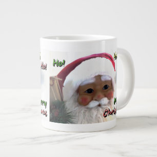 Sinterklaas voor prettige kerst grote koffiekop