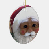 Sinterklaas voor prettige kerst keramisch ornament (Rechts)