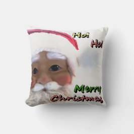 Sinterklaas voor prettige kerst kussen