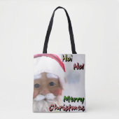 Sinterklaas voor prettige kerst tote bag (Voorkant)
