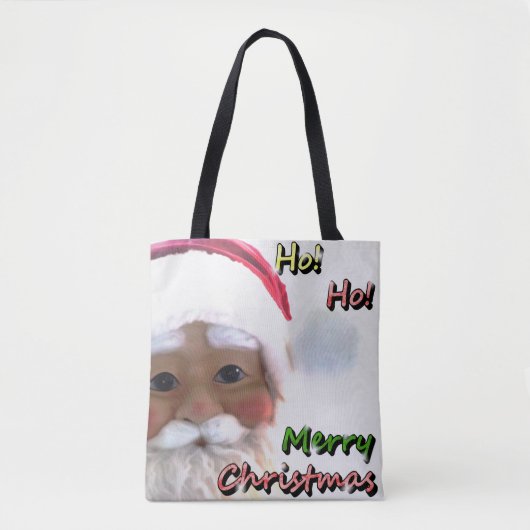 Sinterklaas voor prettige kerst tote bag (Voorkant)