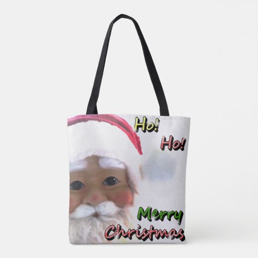 Sinterklaas voor prettige kerst tote bag (Achterkant)