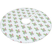 Sinterklaas voor prettige kerstbomen kerstboom rok (Gekanteld)