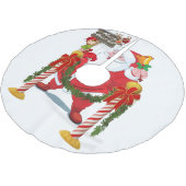 Sinterklaas voor prettige kerstbomen kerstboom rok (Gekanteld)