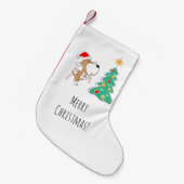 Sinterklaas voor prettige kerstbomen kleine kerstsok (Voorkant (Hangend))