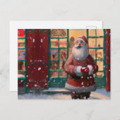 Sinterklaas voor Speelgoed AI Art Briefkaart (Voorkant / Achterkant)