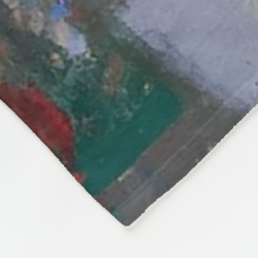 Sinterklaas voor Speelgoed AI Art Fleece Deken (Hoek)