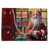 Sinterklaas voor Speelgoed AI Art Groot Cadeauzakje (Achterkant)