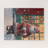 Sinterklaas voor Speelgoed AI Art Legpuzzel (Horizontaal)