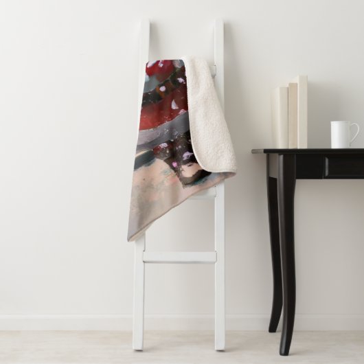 Sinterklaas voor Speelgoed AI Art Sherpa Deken (In situ)