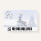 Sinterklaas voor verloren rijbewijs badge (Achterkant)