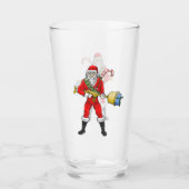 Sinterklaas Vrolijk Kerstfeest Deel 2 Glas (Voorkant)