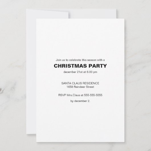 Sinterklaas Vrolijk Kerstfeest Deel 2 Kaart (Achterkant)