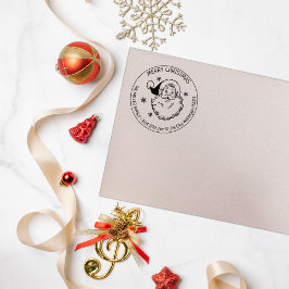 Sinterklaas Vrolijk Kerstfeest, Familie Retouradre Rubberstempel