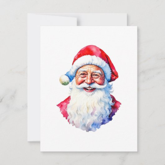 Sinterklaas - Vrolijk kerstfeest Feestdagenkaart (Voorkant)