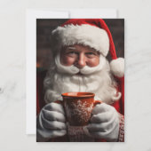 Sinterklaas Vrolijk Kerstfeest Flat Vakantie Kaart (Voorkant)