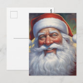 Sinterklaas Vrolijk Kerstfeest Gelukkig Nieuwjaar Briefkaart (Voorkant / Achterkant)