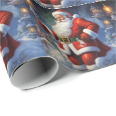 Sinterklaas Vrolijk Kerstfeest Gelukkig Nieuwjaar Cadeaupapier (Rol Hoek)