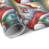 Sinterklaas Vrolijk Kerstfeest Gelukkig Nieuwjaar Cadeaupapier (Rol Hoek)