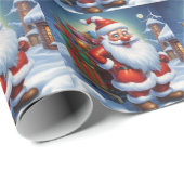 Sinterklaas Vrolijk Kerstfeest Gelukkig Nieuwjaar Cadeaupapier (Rol Hoek)