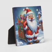 Sinterklaas Vrolijk Kerstfeest Gelukkig Nieuwjaar Fotoplaat (Voorkant)