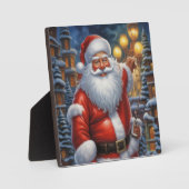 Sinterklaas Vrolijk Kerstfeest Gelukkig Nieuwjaar Fotoplaat (Voorkant)