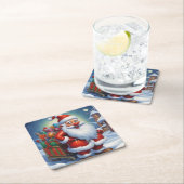 Sinterklaas Vrolijk Kerstfeest Gelukkig Nieuwjaar Kartonnen Onderzetters (Insitu)