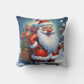 Sinterklaas Vrolijk Kerstfeest Gelukkig Nieuwjaar Kussen (Voorkant)