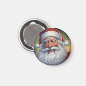 Sinterklaas Vrolijk Kerstfeest Gelukkig Nieuwjaar Magneet (Voorkant / Achterkant)