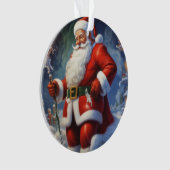 Sinterklaas Vrolijk Kerstfeest Gelukkig Nieuwjaar Ornament (voorkant)
