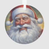 Sinterklaas Vrolijk Kerstfeest Gelukkig Nieuwjaar Ornament (achterkant)