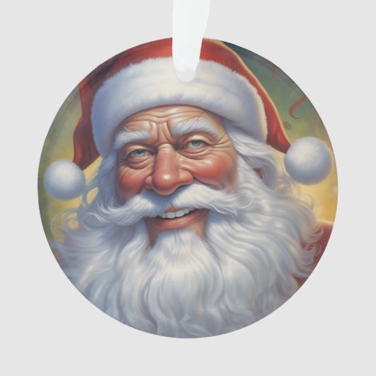 Sinterklaas Vrolijk Kerstfeest Gelukkig Nieuwjaar Ornament (voorkant)