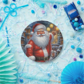 Sinterklaas Vrolijk Kerstfeest Gelukkig Nieuwjaar Papieren Bordje (Feest)