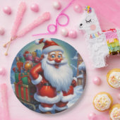 Sinterklaas Vrolijk Kerstfeest Gelukkig Nieuwjaar Papieren Bordje (Feest)