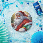 Sinterklaas Vrolijk Kerstfeest Gelukkig Nieuwjaar Papieren Bordje (Feest)