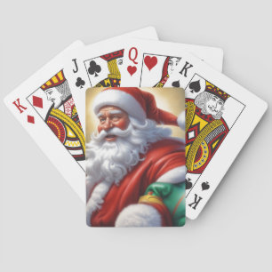 Sinterklaas Vrolijk Kerstfeest Gelukkig Nieuwjaar Pokerkaarten