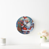 Sinterklaas Vrolijk Kerstfeest Gelukkig Nieuwjaar Ronde Klok (Huis)