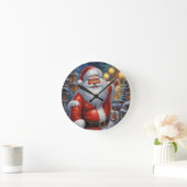 Sinterklaas Vrolijk Kerstfeest Gelukkig Nieuwjaar Ronde Klok (Huis)