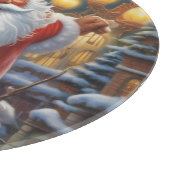 Sinterklaas Vrolijk Kerstfeest Gelukkig Nieuwjaar Snijplank (Hoek)