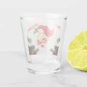 Sinterklaas Vrolijk Kerstfeest Geschoten glas (Achterkant)