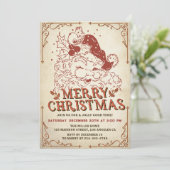 Sinterklaas Vrolijk Kerstfeest Kaart (Staand voorkant)