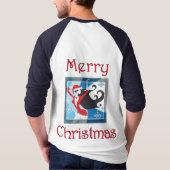 Sinterklaas - Vrolijk kerstfeest T-shirt (Achterkant)