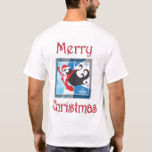 Sinterklaas - Vrolijk kerstfeest T-shirt (Achterkant)